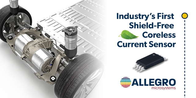 ACS37612 Standalone coreless differential current sensor with contactless current sensing for AC and DC current sensing press release image ACS37612 Standalone coreless differential current sensor with contactless current sensing for AC and DC current sensing press release image